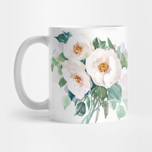 White Roses Mug